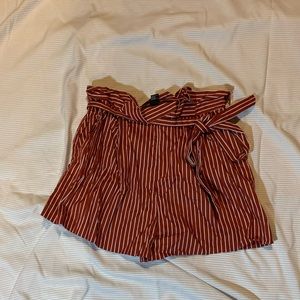 Forever 21 paper bag style shorts